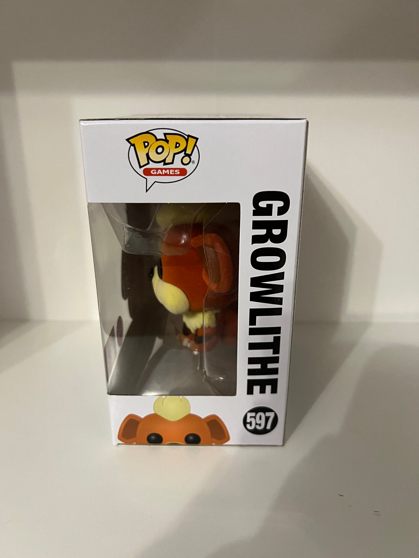 #597 Growlithe Flocked - Pokemon
