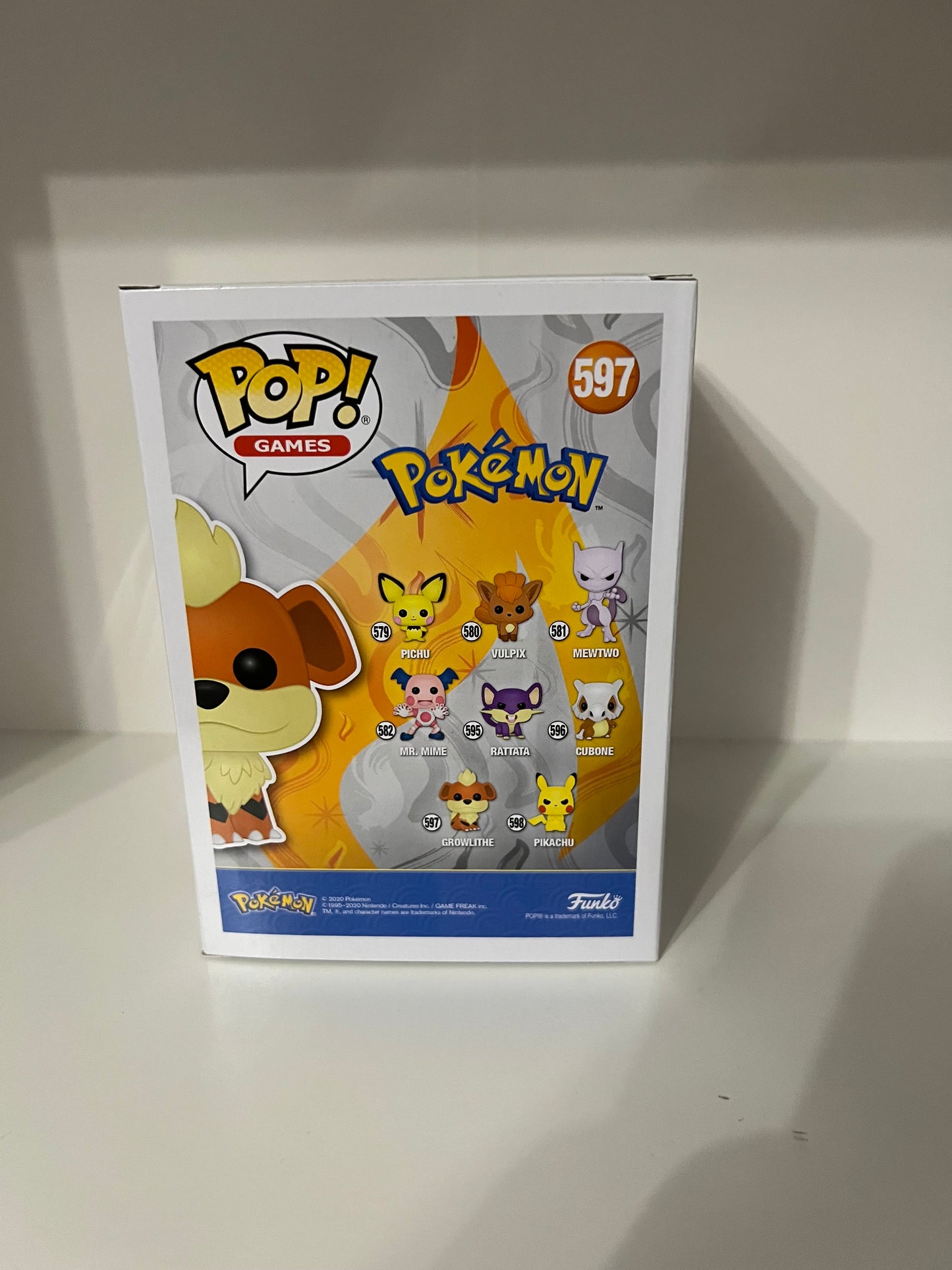 #597 Growlithe Flocked - Pokemon