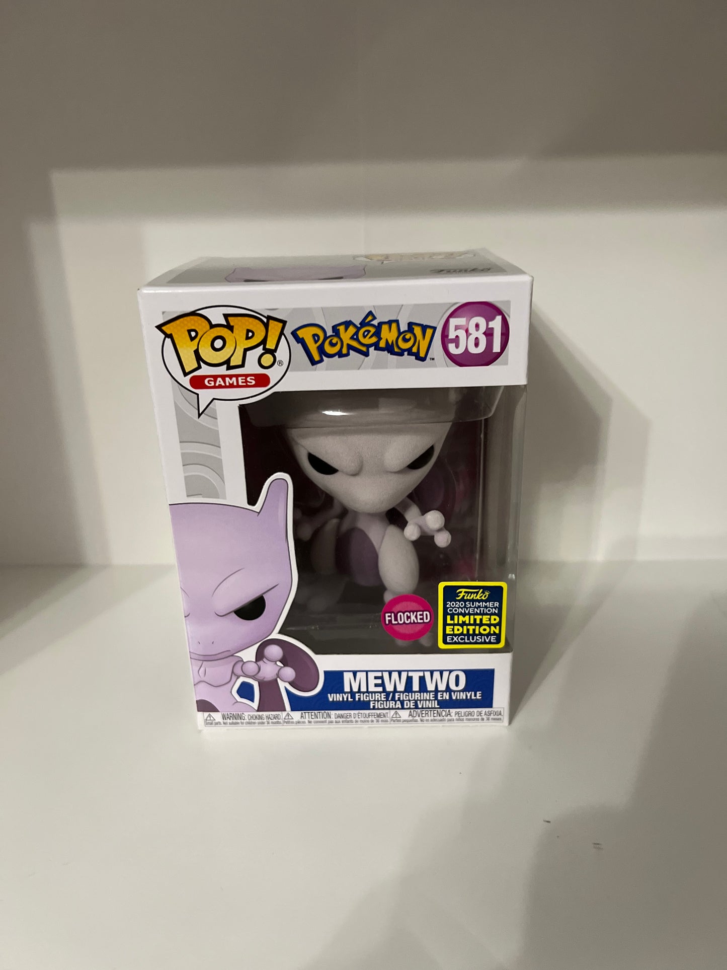 #581 Mewtwo Flocked - Pokemon