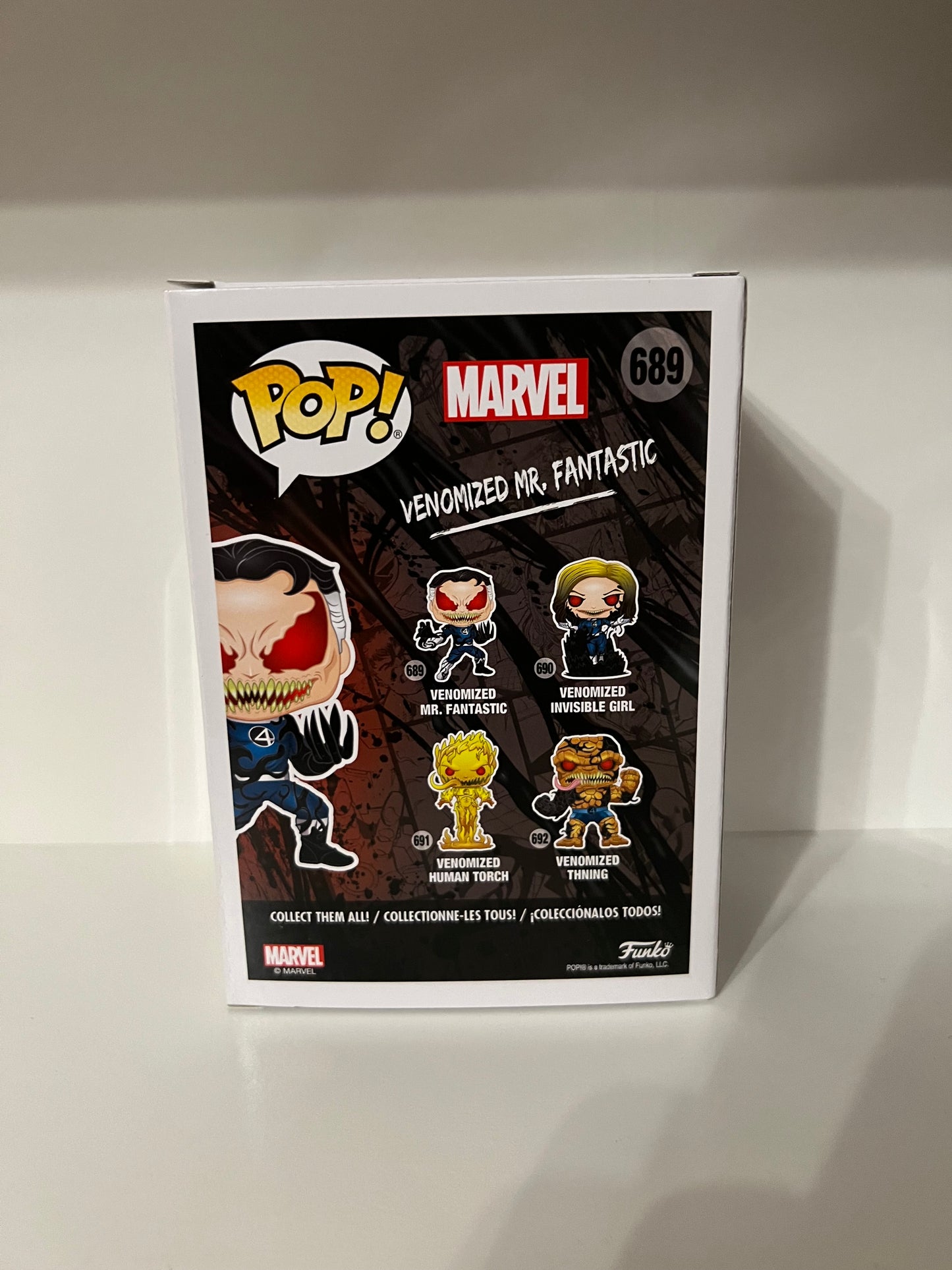 #689 Venomized Mr. Fantastic Metallic - Marvel