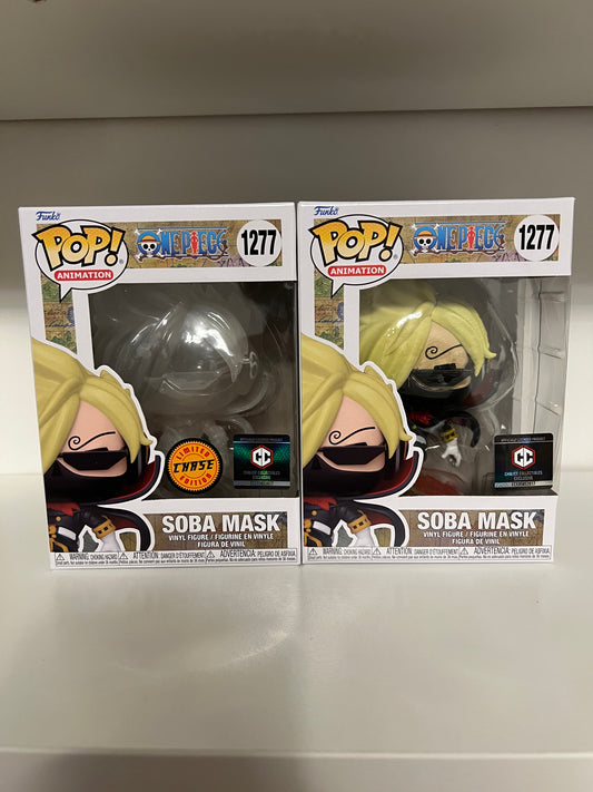 #1277  Soba Mask Chalice collectibles Common + Chase bundle - One Piece