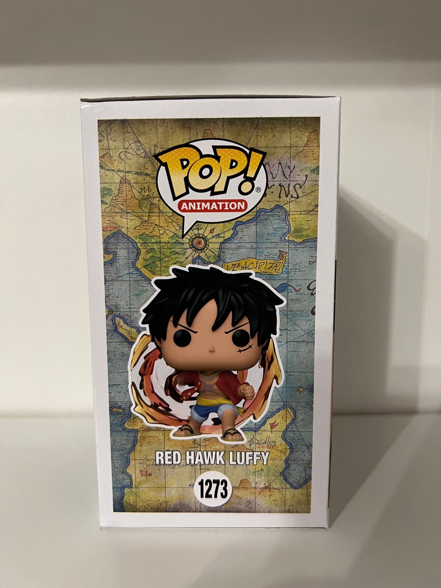 #1273  Red Hawk Luffy Glow Chase - One Piece