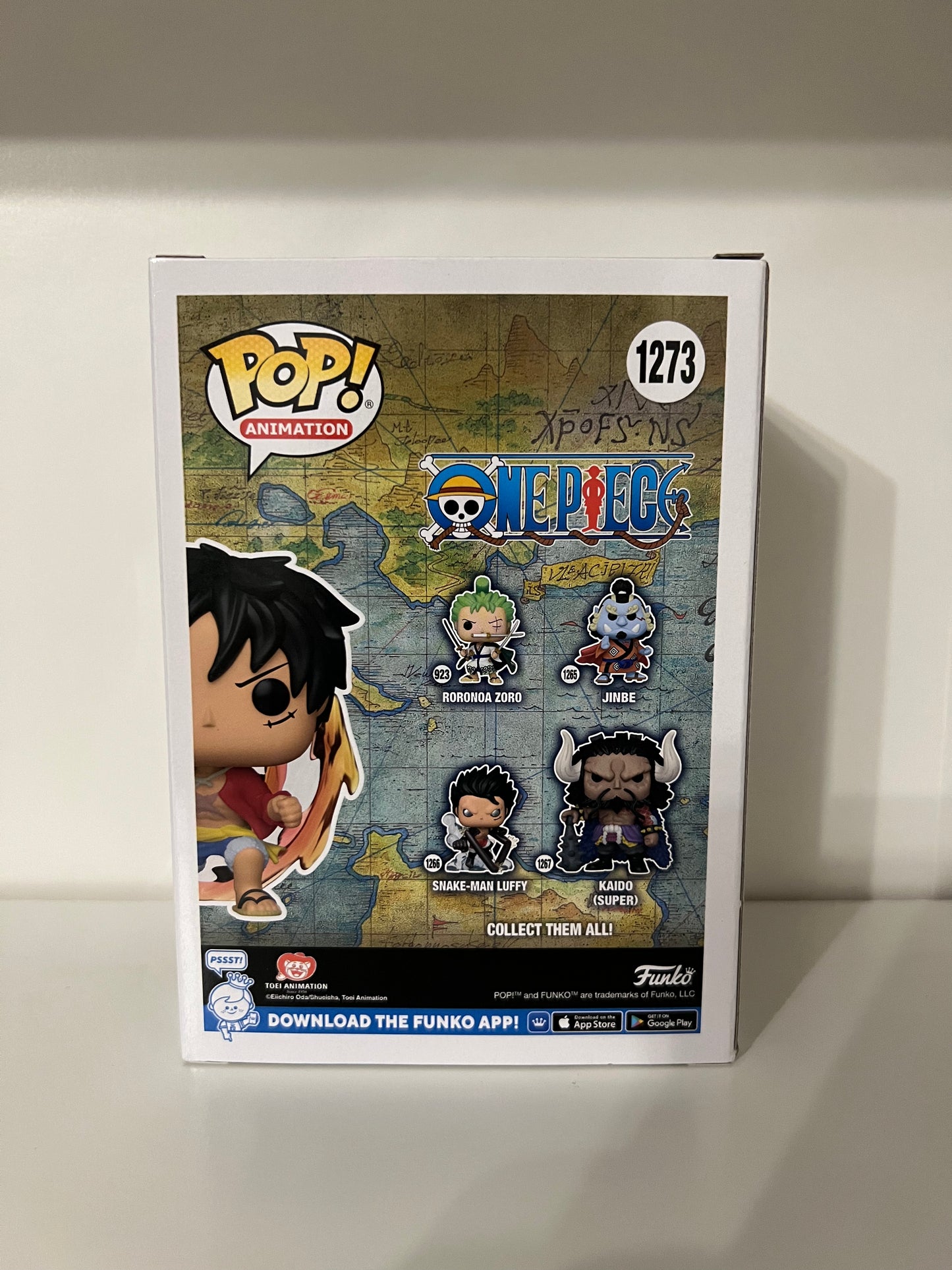 #1273  Red Hawk Luffy Glow Chase - One Piece