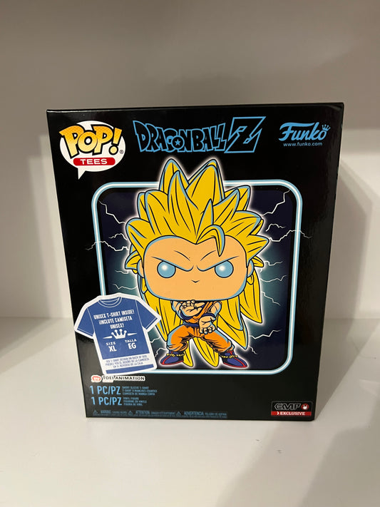 #492  SSJ 3 Goku GITD Tee - Dragonball Z
