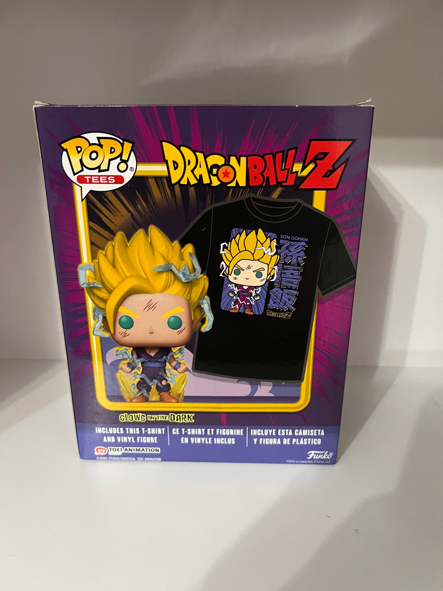 #518  SSJ 2 Gohan GITD Tee set - Dragonball Z