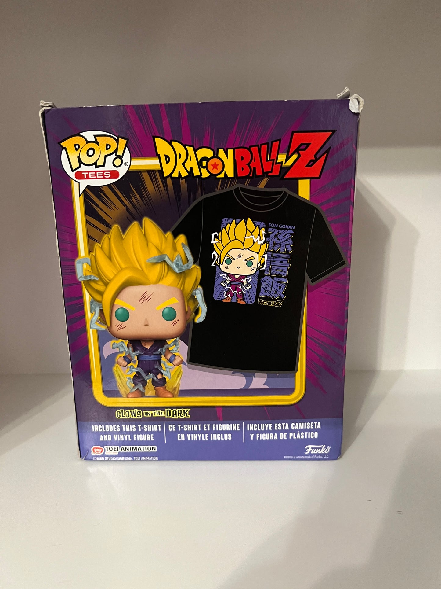 #518  SSJ 2 Gohan GITD Tee set - Dragonball Z