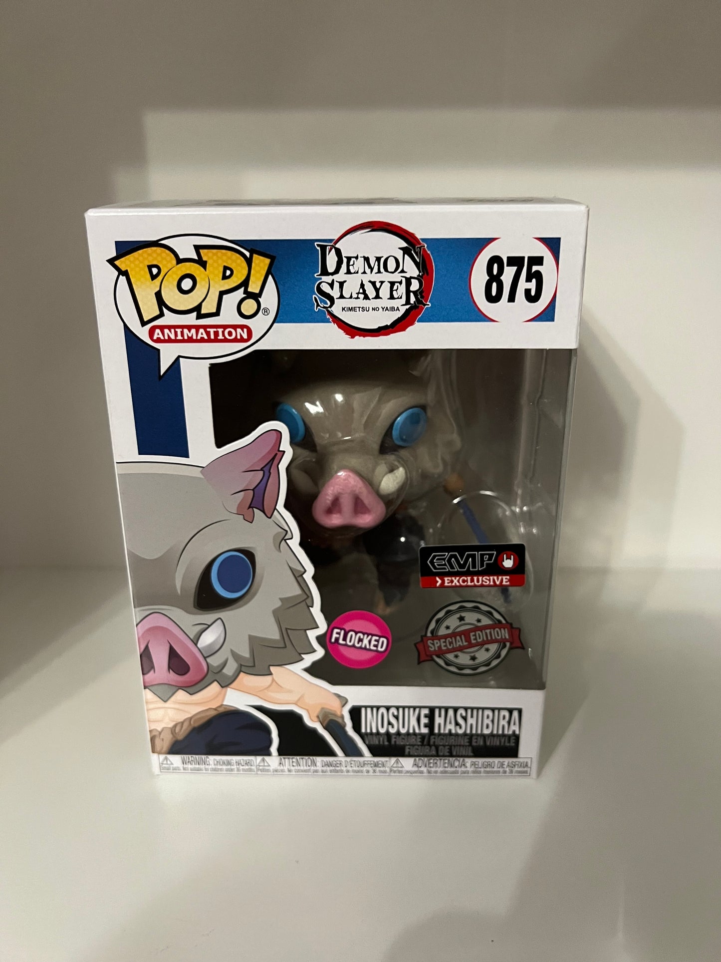 #875  Inosuke Hashibira Flocked - Demon Slayer