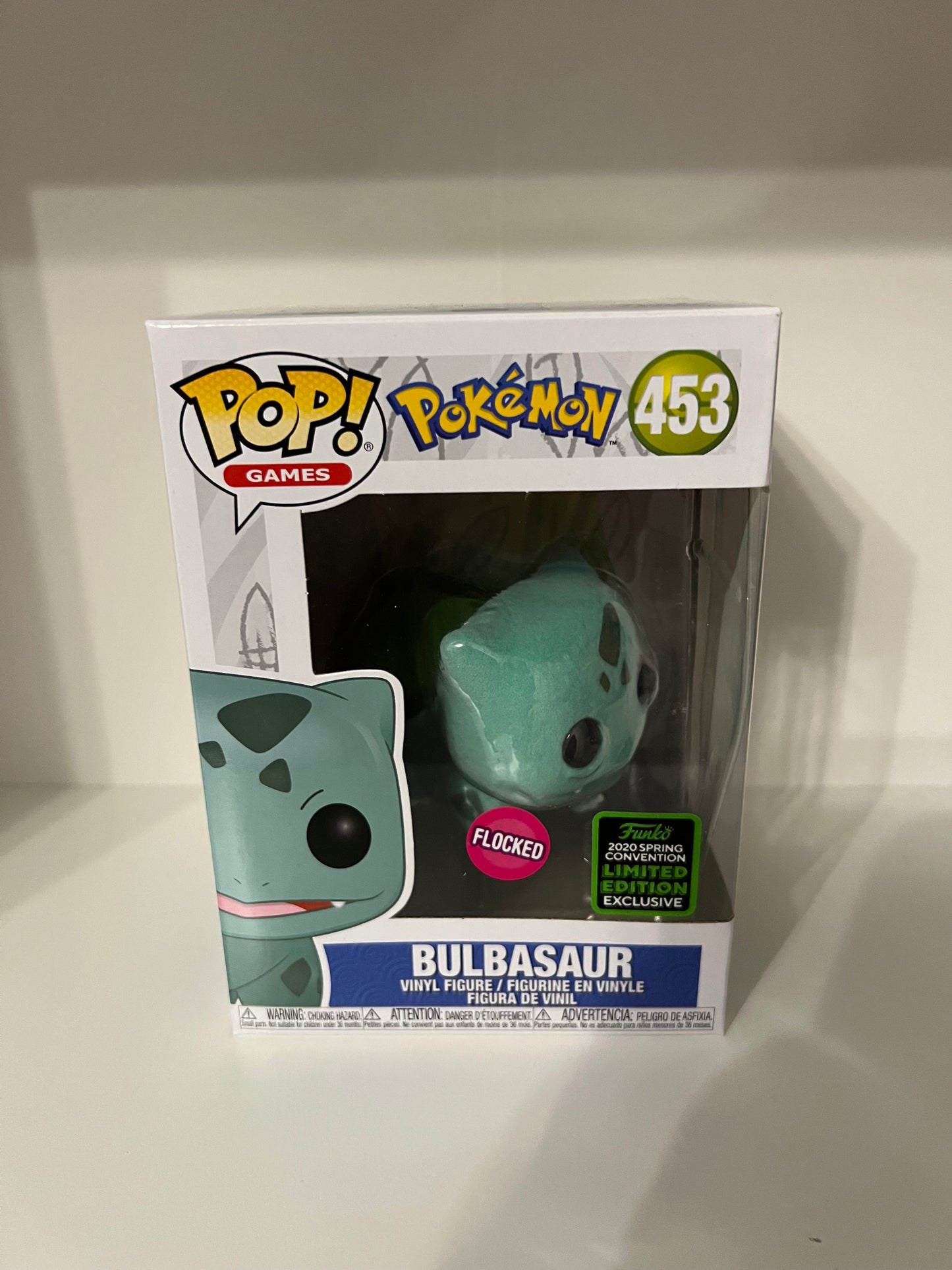 #453  Bulbasaur Flocked - Pokemon