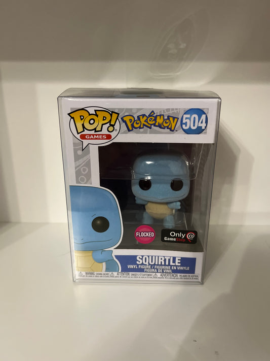 #504  Squirtle Flocked - Pokemon