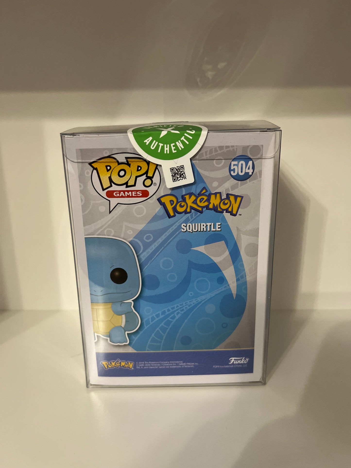 #504  Squirtle Flocked - Pokemon