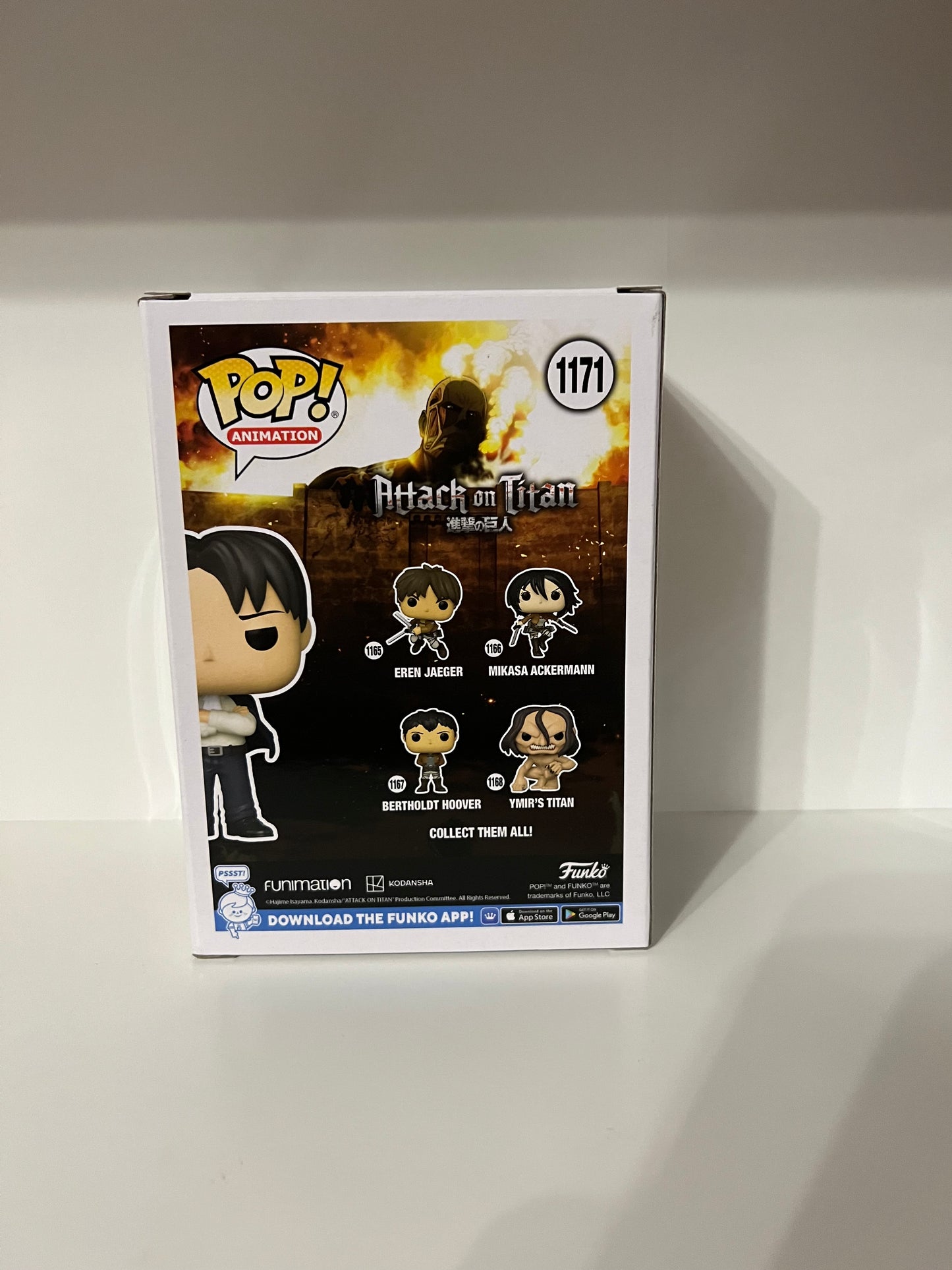 #1171  Formal Levi Gamestop Exclusive - Attack on Titan
