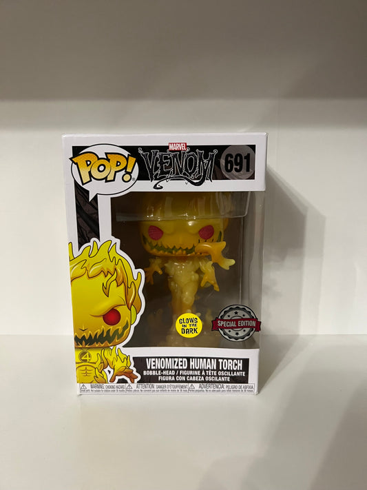 #691  Venomized Human Torch GITD - Marvel
