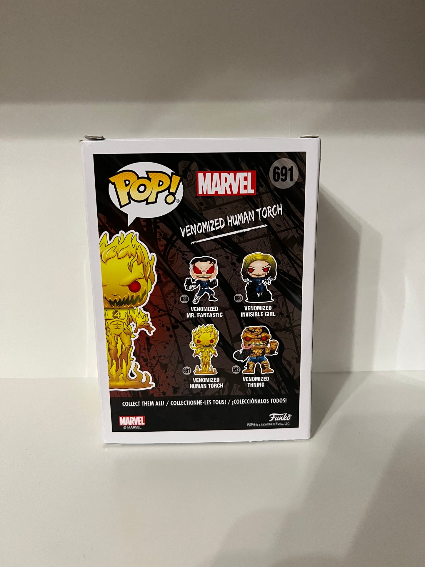 #691  Venomized Human Torch GITD - Marvel