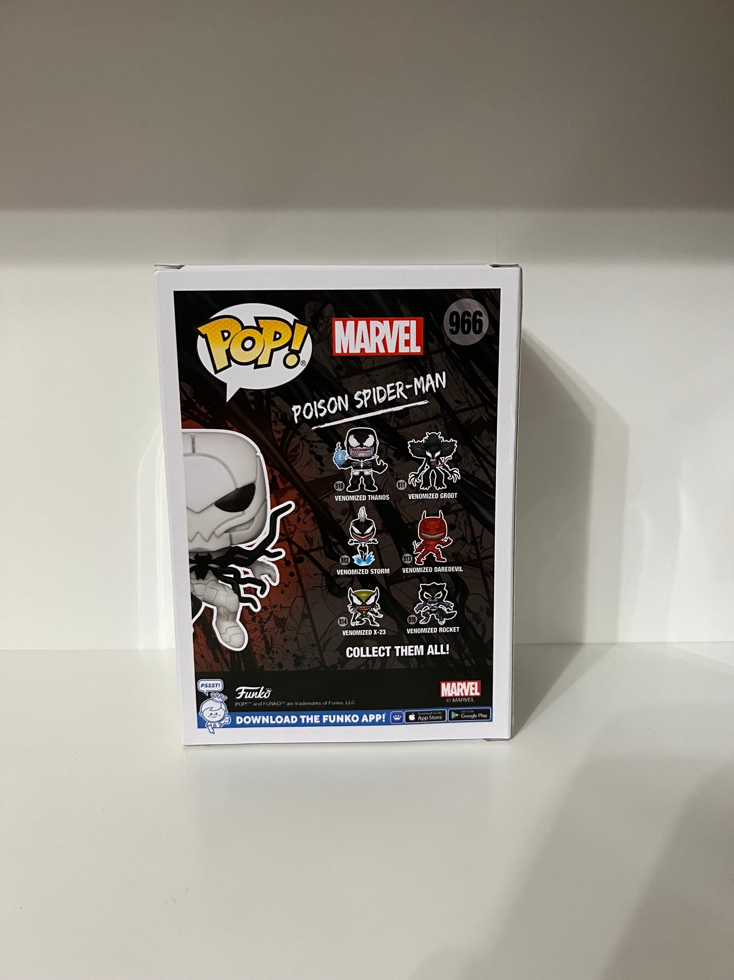 #966  Poison Spider-Man Glow Chase - Marvel