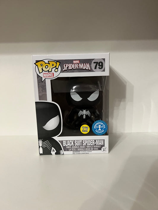#79  Black Suit Spider-Man GITD - Marvel