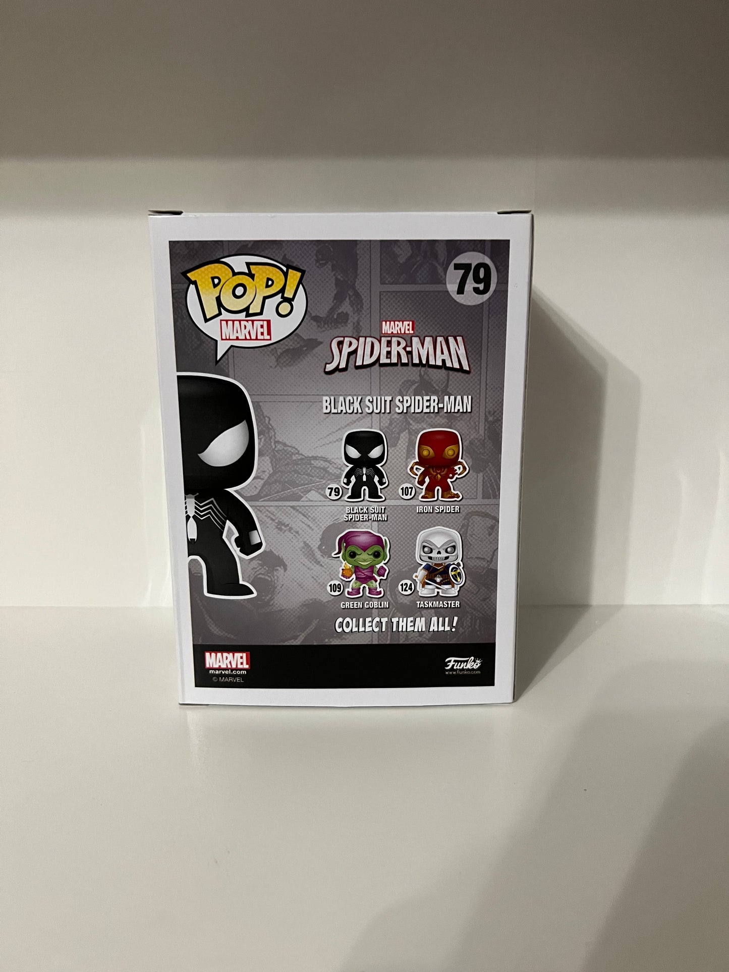 #79  Black Suit Spider-Man GITD - Marvel