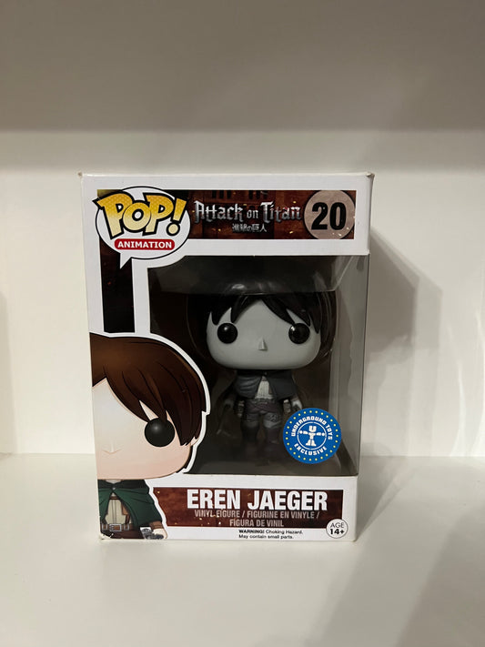 #20  Eren Jaeger (Black & White) - Attack on Titan