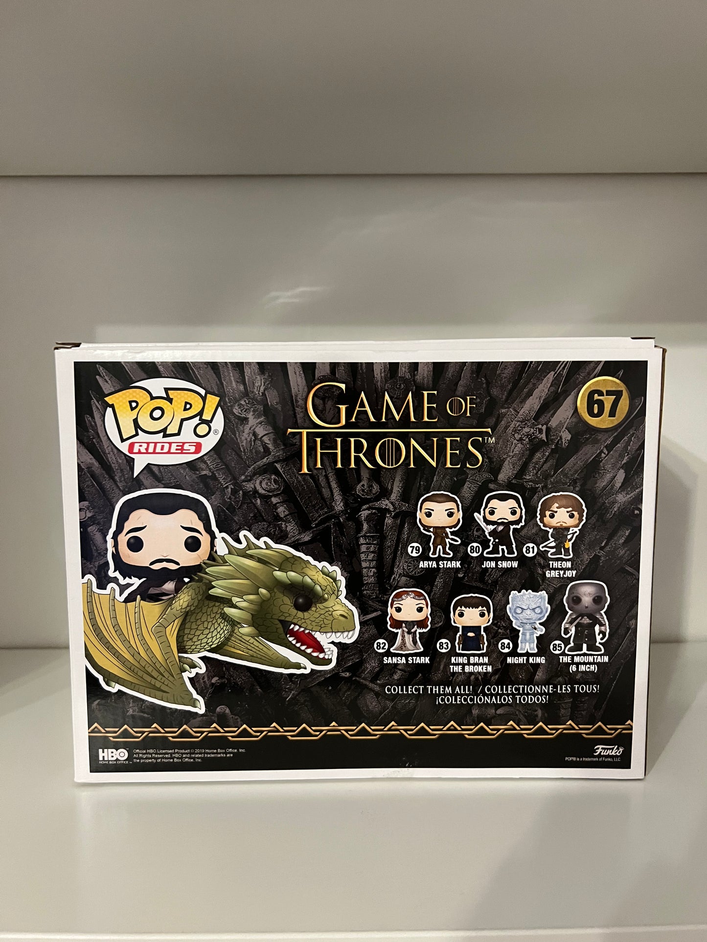 #67  Jon Snow & Rhaegal - Game of Thrones
