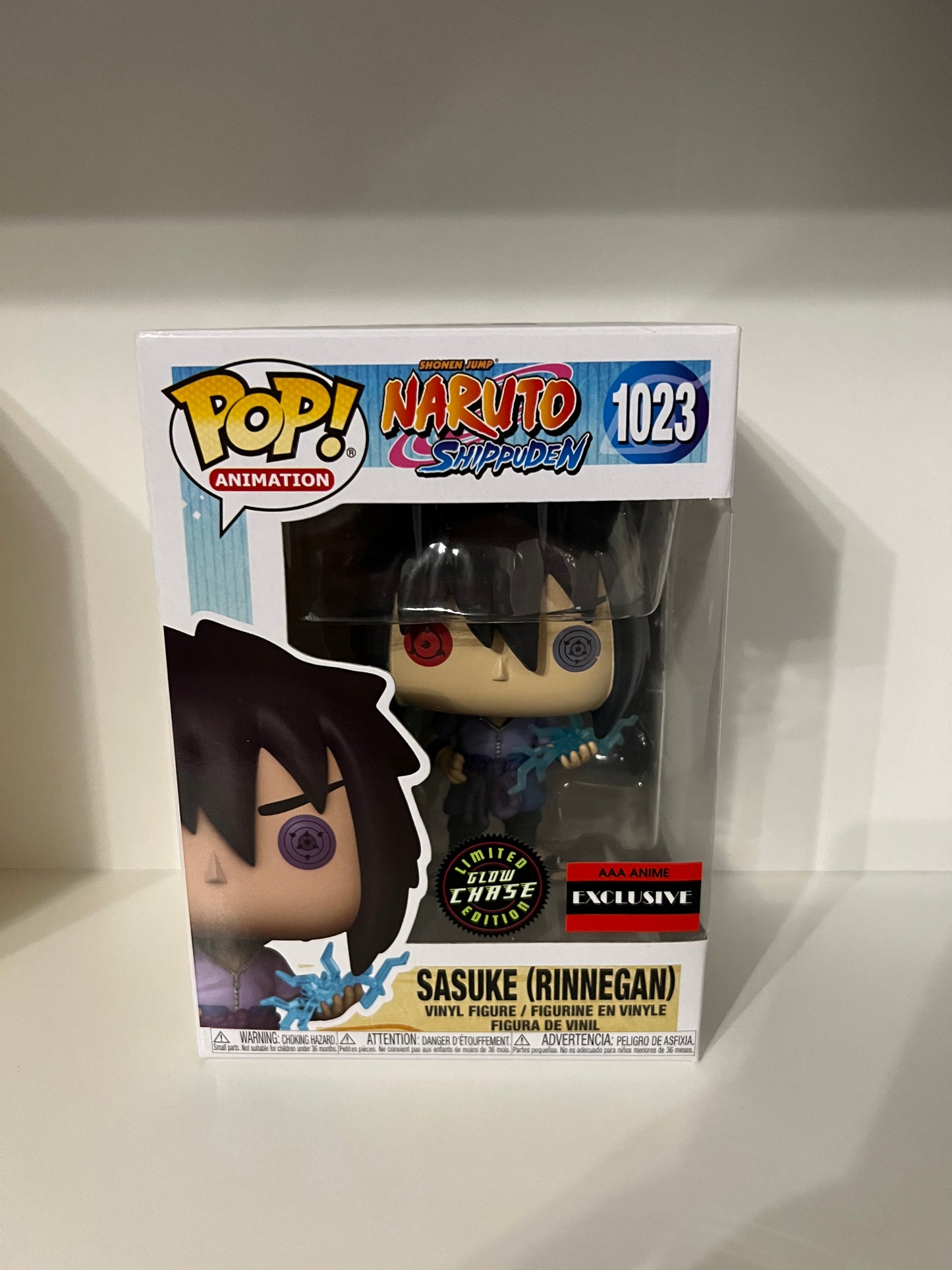 #1023  Sasuke (Rinnegan) Glow Chase - Naruto (AAA Anime exclusive)